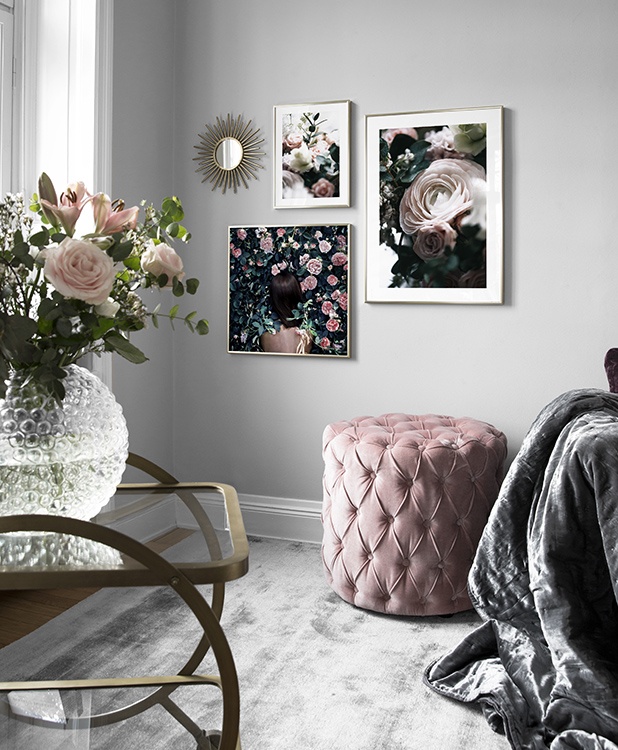 Flower Girl Poster / 50x50 cm em Desenio AB (3269)