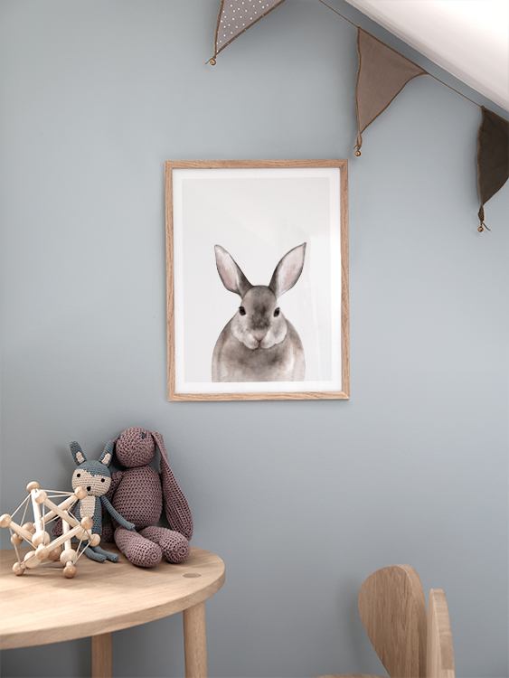 Little Rabbit Poster / Bebé em Desenio AB (3364)