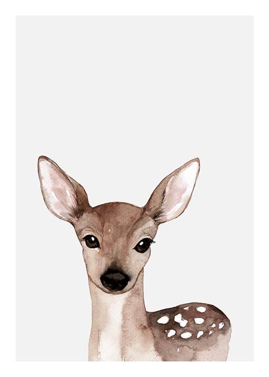 Little Deer Poster / Bebé em Desenio AB (3369)