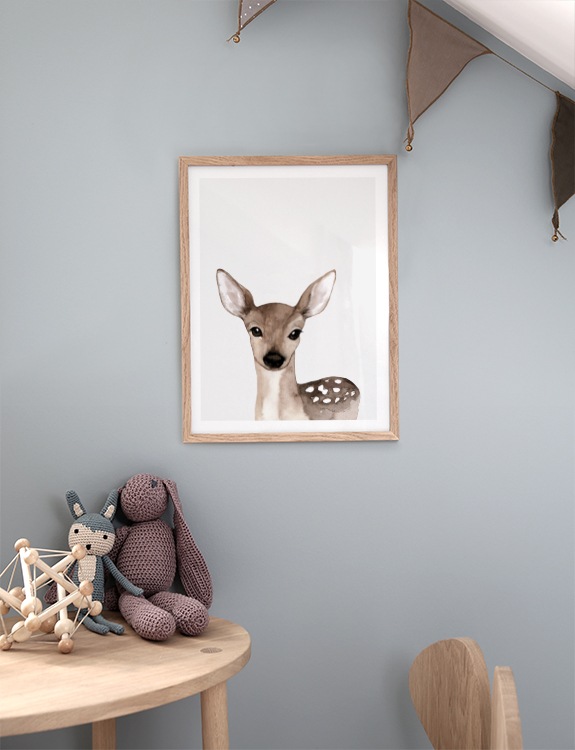 Little Deer Poster / Bebé em Desenio AB (3369)