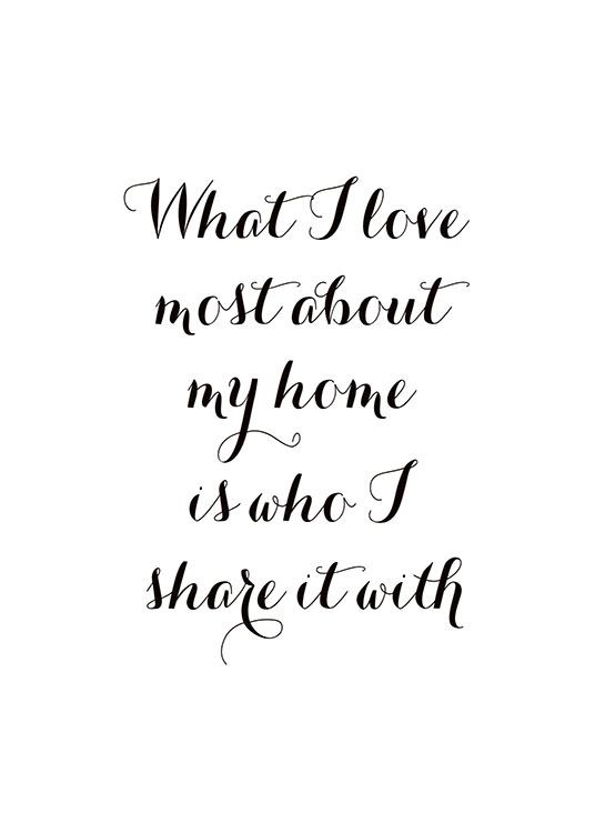 What I Love Most Poster