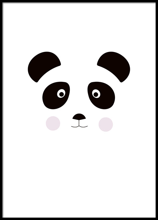 Graphic Panda Poster / Bebé em Desenio AB (7867)