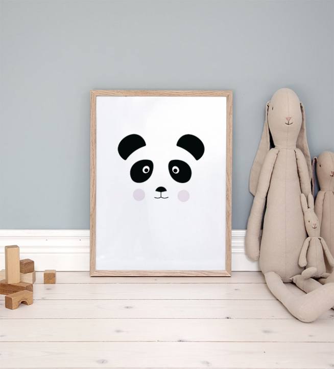 Graphic Panda Poster / Bebé em Desenio AB (7867)