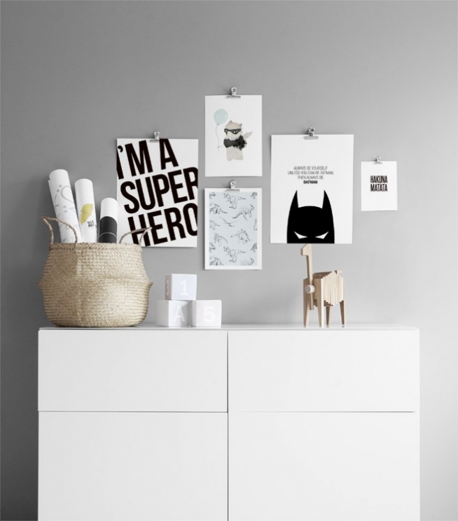 Superhero Poster  / Posters com citações em Desenio AB (7953)