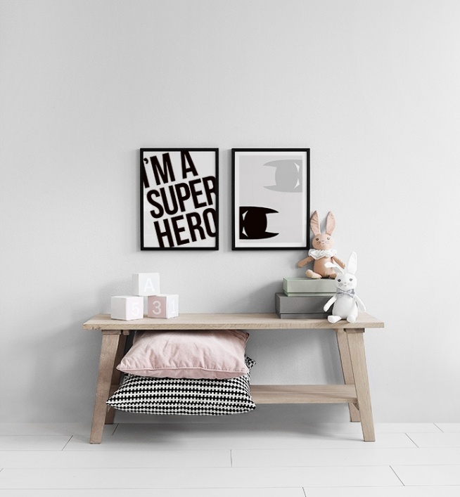 Superhero Poster  / Posters com citações em Desenio AB (7953)