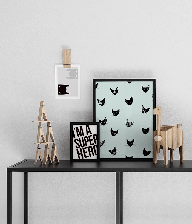 Superhero Poster  / Posters com citações em Desenio AB (7953)