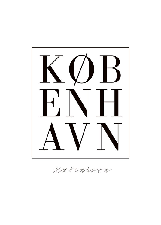 Poster København Serif