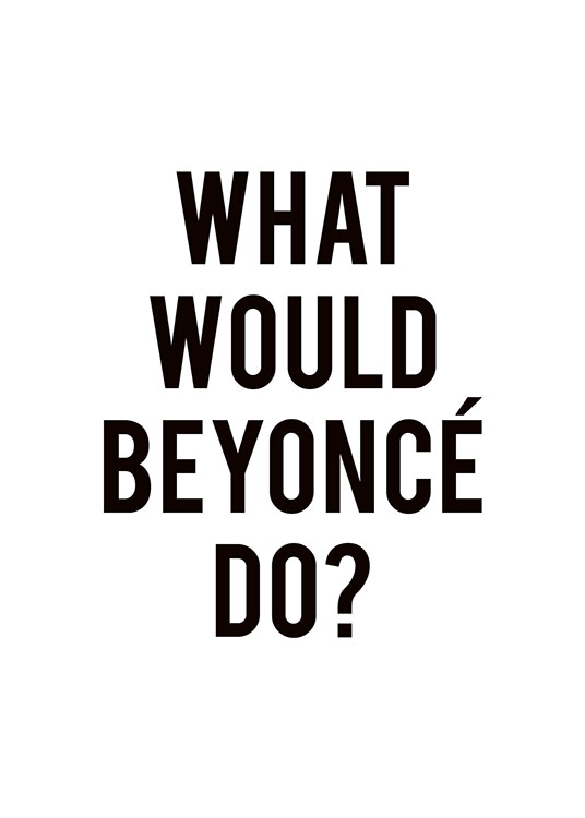 Beyonce Poster