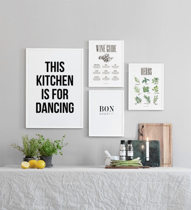 Dancing Poster / Posters com texto em Desenio AB (8287)