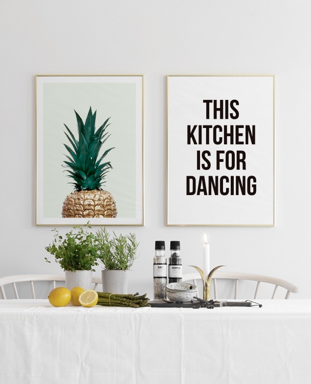 Dancing Poster / Posters com texto em Desenio AB (8287)
