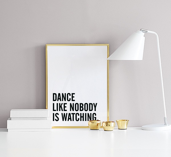 Dance Poster / Tipografia em Desenio AB (8297)