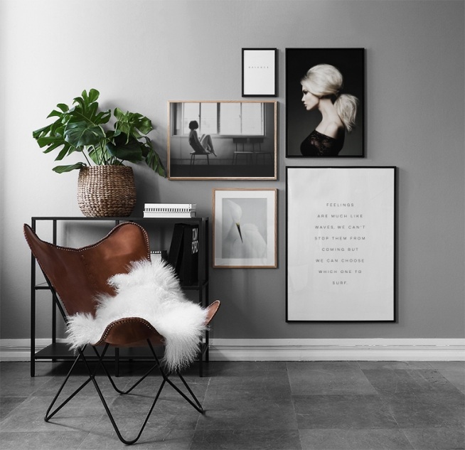 Feelings Poster / Posters com citações em Desenio AB (8302)