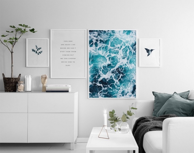 Feelings Poster / Posters com citações em Desenio AB (8302)