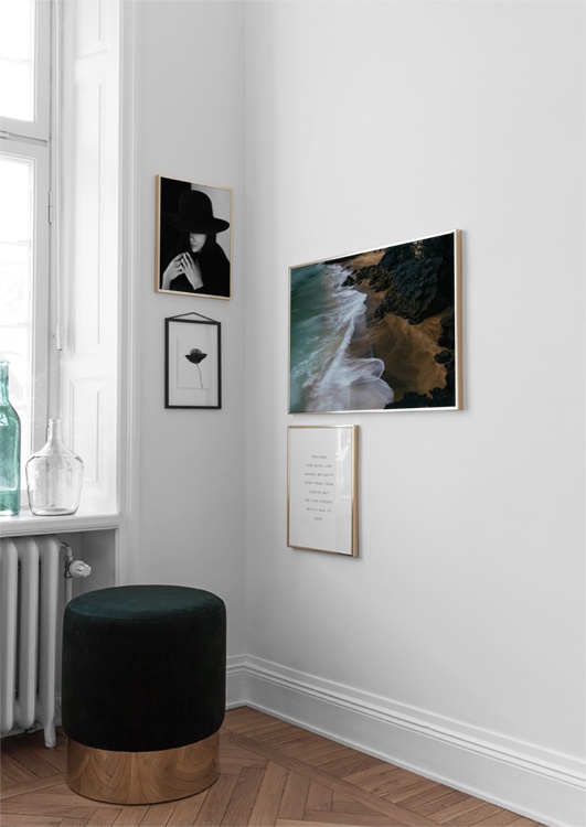 Feelings Poster / Posters com citações em Desenio AB (8302)