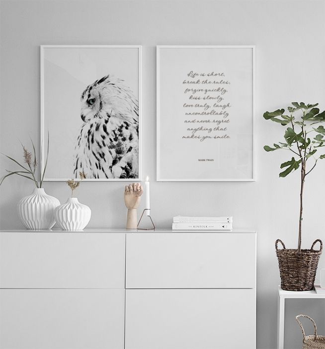 Mark Twain Poster / Posters com citações em Desenio AB (8336)