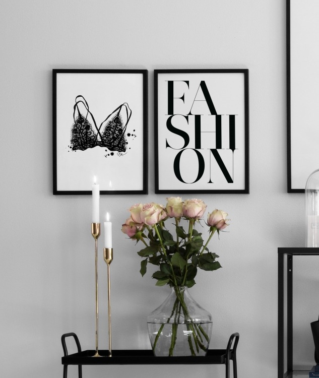 Fashion Poster / Tipografia em Desenio AB (8393)