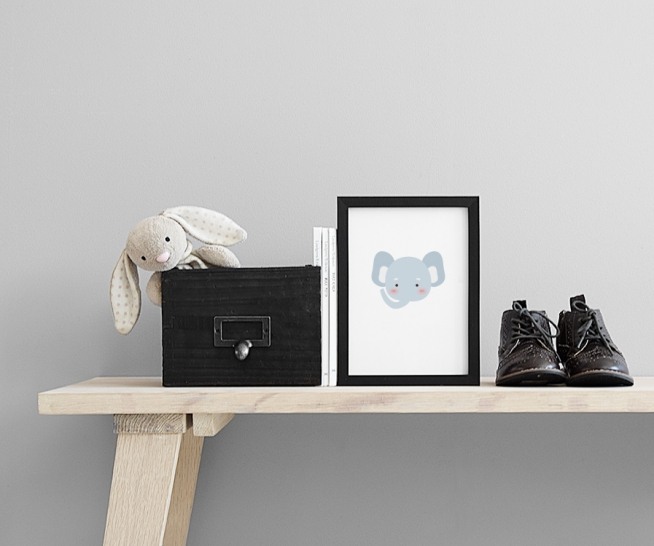 Little Elephant Poster / Bebé em Desenio AB (8472)