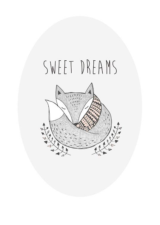 Sweet Dreams Poster / Bebé em Desenio AB (8554)