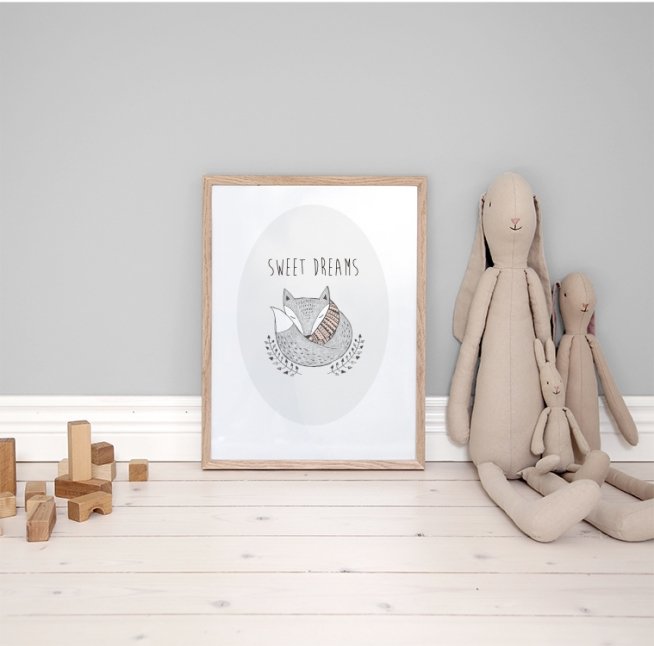 Sweet Dreams Poster / Bebé em Desenio AB (8554)