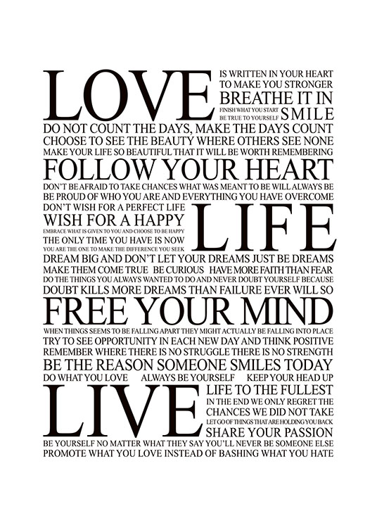 Free Your Mind Manifesto Poster