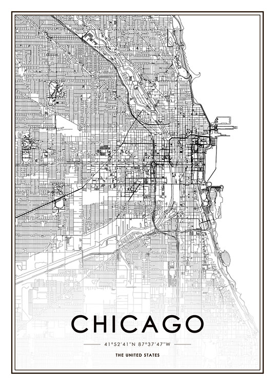 Chicago Map Poster