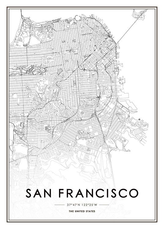 San Francisco Map Poster