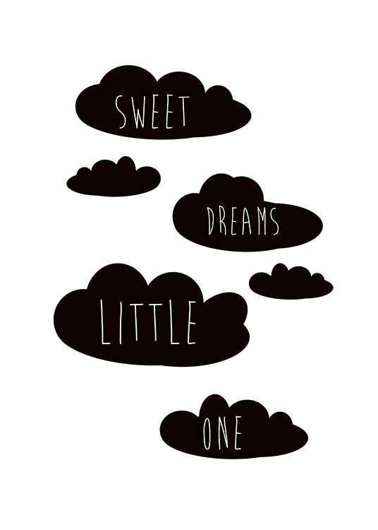 Sweet Dreams Little One Poster