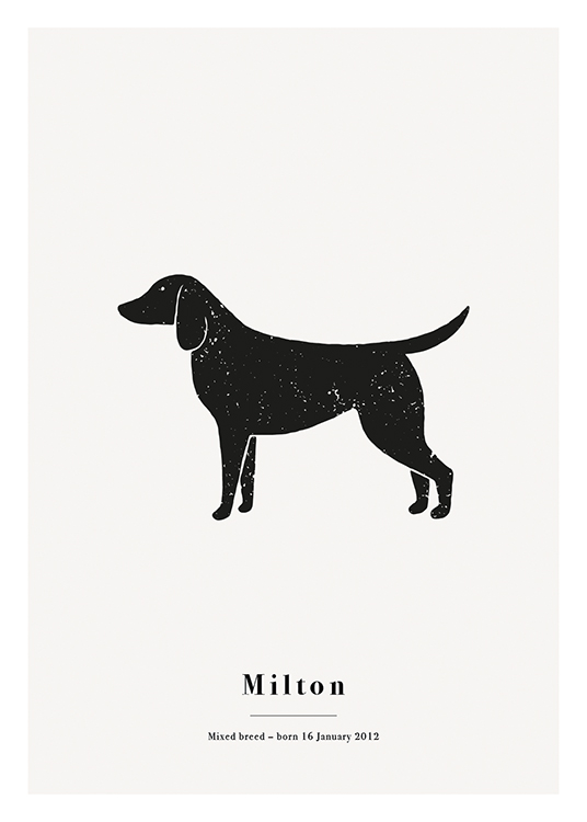 My Pet Mixed Breed Personal Poster