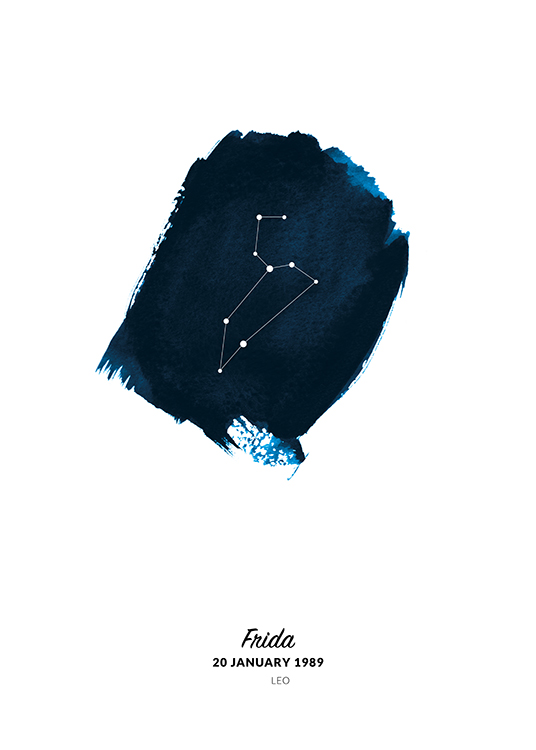 Zodiac Sign Leo Personal Poster