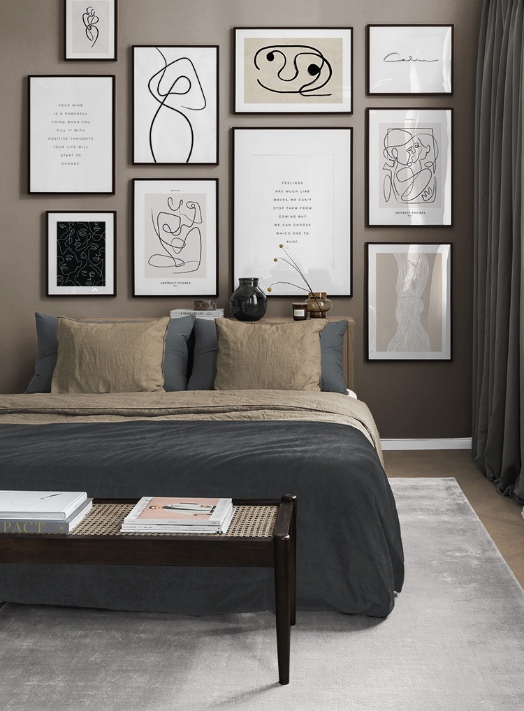 Quarto de arte linear