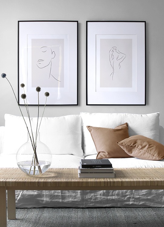 Coppia perfetta line art beige